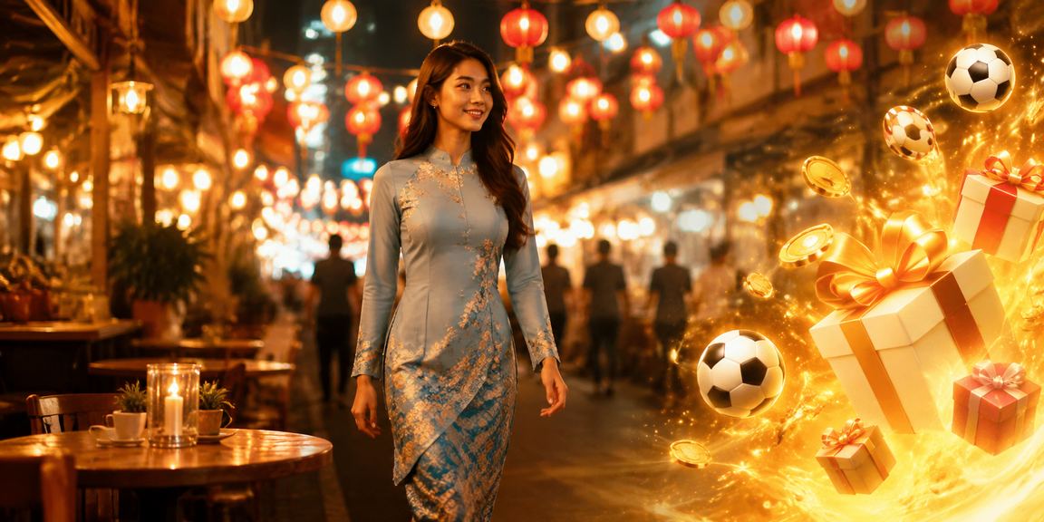 Pengguna Malaysia berpakaian baju kurung menikmati pertaruhan dalam talian di Kuala Lumpur